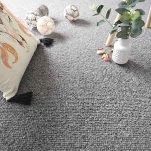 Tapis sur mesure Pure laine Latoon gris foncé