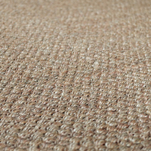 Tapis sur mesure Sisal Kidara grosses boucles orge - gros plan