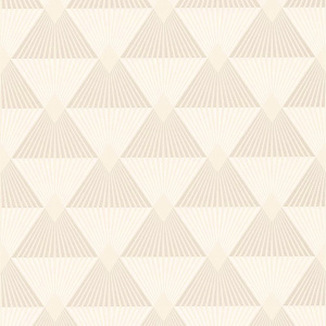 Papier peint expansé sur intissé - Rose gold - Motif Art Déco à paillettes - Sans perspective