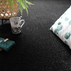 Tapis sur mesure Manège Velours - Noir