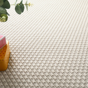 Tapis sur mesure Tissé plat natté Sumatra - blanc