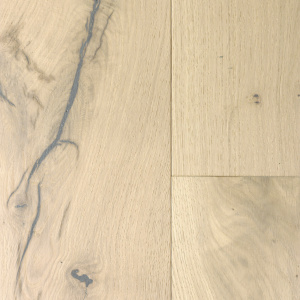 Lame Parquet contrecollé huilé Click à plat - Chêne Blanchi - zoom