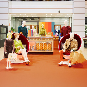 Moquette Stand Event - Orange citrouille - salon