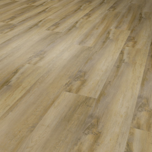 Lame vinyle clipsable - Gerflor R55 Lock+ Acoustic - Madina taupe, détail du décor bois brun au veinage contrasté