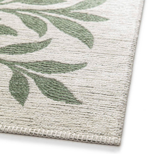 Tapis souple Matcha Forêt, texture chenille douce et finitions soignées