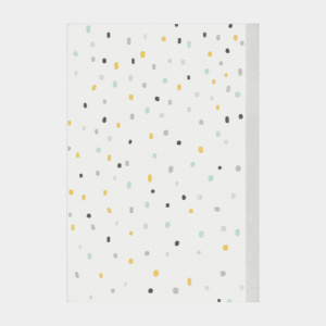 Tapis à pois pour chambre d’enfant Mia en écru, motif ludique et coloré