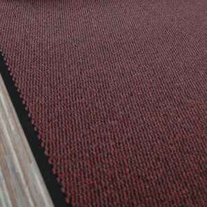 Tapis paillasson pour porte d'entrée – Rouge adapté à un usage domestique commercial ou industriel