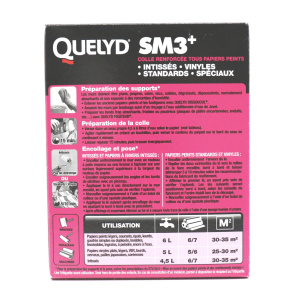 Boîte de colle SM3+ Quelyd - Application directe sur mur pour intissé