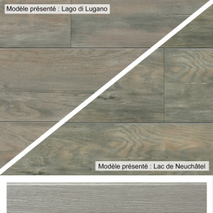 Plinthe gris clair coordonnée à différentes teintes de stratifiés KronoSwiss