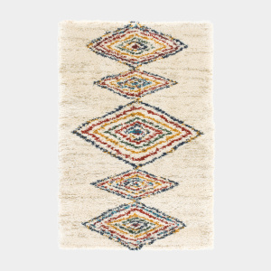 Tapis motif Berbère - Himalaya beige