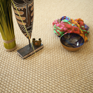 Moquette Tissé Plat - Natté Sumatra - Naturel