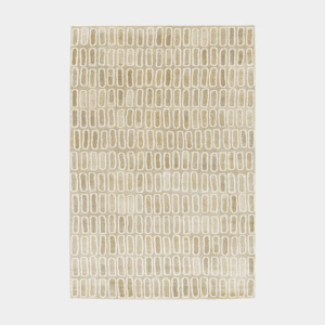 Tapis de salon ou chambre Identité beige nude