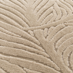 Tapis intérieur et extérieur en relief - Lauria - Beige - gros plan
