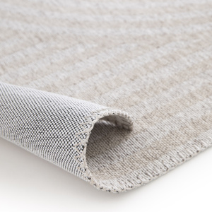 Tapis souple en matière recyclée - New Line - Beige et crème - envers