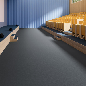 Moquette professionnelle - Trafic 33 Contract - Gris carbone - Salle de cinéma