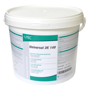 Seau de colle bicomposante Universal 2K 149 pour gazon synthétique en 6,6 kg ou 13,2 kg