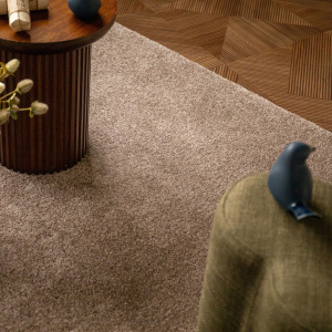 Tapis de salon ou chambre Select Chocolat, texture douce et teinte chaleureuse