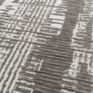 Tapis souple en matière recyclée - Legno - Brun - gros plan