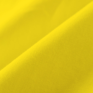 Coton gratté ignifugé couleur jaune soleil