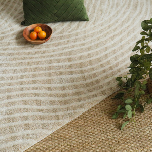 Tapis de salon ou chambre Méditation beige nude - salon