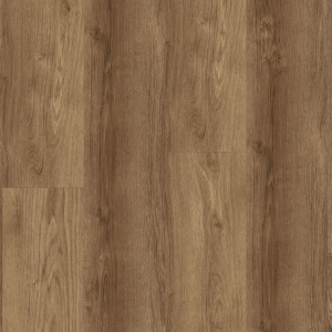 Lame vinyle clipsable - Gerflor R55 Lock+ Acoustic - Woody dark, décor bois brun foncé aux veinures naturelles et contrastées