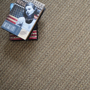 Tapis sur mesure Sisal Nairobi - Chevron - Vue de haut