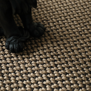 Tapis sur mesure sisal Slow bronze - gros plan