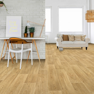 Sol Vinyle Textile Rénove - Imitation parquet Chêne Maritime - Espace détente