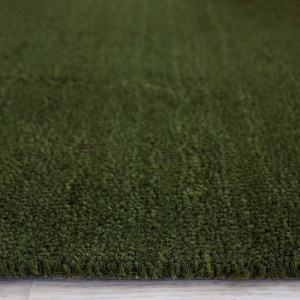 Paillasson - Tapis brosse Coco - Vert - Ep. 17mm - vue de face