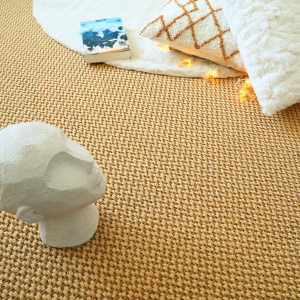 Tapis sur mesure sisal Slow doré