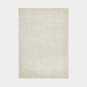 Tapis Nomadic Crème - Quadrillage