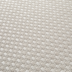 Tapis d'intérieur ou d'extérieur aspect sisal - Tijuana - Crème - gros plan