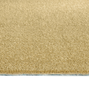 Moquette ultra douce Kawaii ocre jaune, finition textile haut de gamme et lumineuse