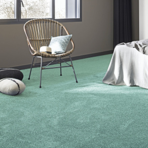 Moquette Velours - Feelings Balsan - Vert Jade 210 - chambre à coucher
