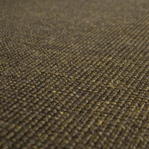 Moquette sisal Yucatan Cacao gros plan sur le tissage serré