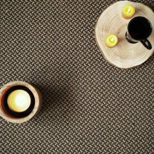 Revêtement sol sisal Slow Bronze effet matière ton sur ton et rendu harmonieux