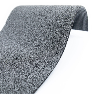 Gazon anthracite anti-feu anthracite pour ERP - détail sur la texture