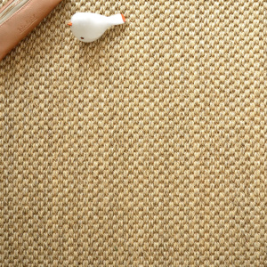Revêtement sol sisal Kidara grosses boucles Naturel effet matière végétale élégante