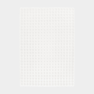 Tapis de salon en relief - Art Abstrait - Crème avec motifs géométriques ton sur ton