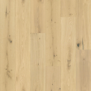 Lame Parquet contrecollé vernis mat Click à plat - Chêne Brut