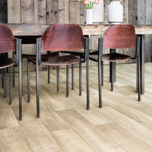 Sol Vinyle Textile Rénove - imitation parquet Forestier - Salle à manger