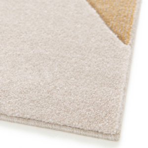 Finition tapis Onde motifs vagues rétro aux coins structurés et relief graphique doux