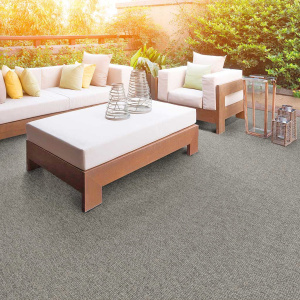 Moquette Tissé plat - Lombok Silver - Salon extérieur