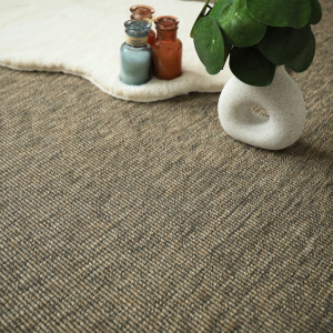 Tapis sur mesure tissé plat Nusa écorce