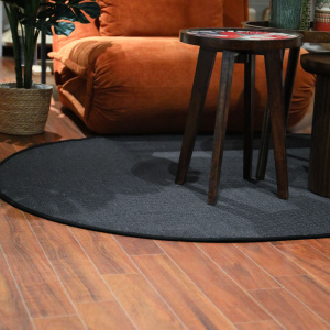 Tapis ovale naturel - Sisal Yucatan - Gris foncé - Patenariat