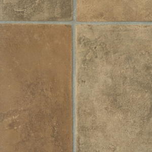 Sol PVC - Imitation carrelage rustique