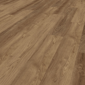 Lame vinyle clipsable - Gerflor R55 Lock+ Acoustic - Woody dark, détail du décor bois brun aux veinures et nœuds naturels