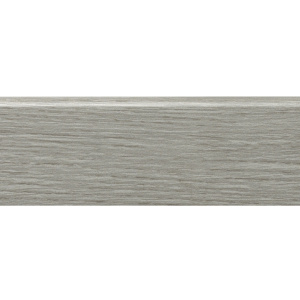 Plinthe de finition Modèle C assortie aux parquets stratifiés KronoSwiss, décor gris bois