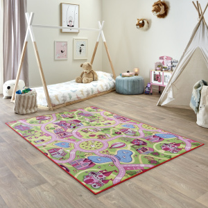 Tapis de jeu enfant circuit de voiture shopping - chambre enfant