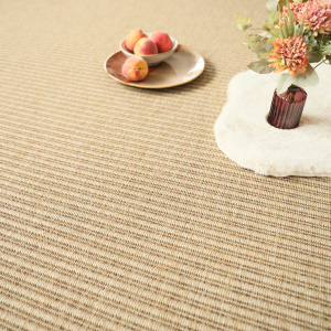 Tapis sur mesure tissé plat Bali naturel
